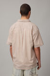Short Sleeve Shirt, BROWN/MICRO CHECK - alternate image 4