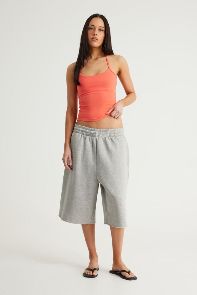 Snatched Halter Top, CORAL