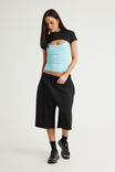 Snatched Bolero Tee, BLACK - example image 2