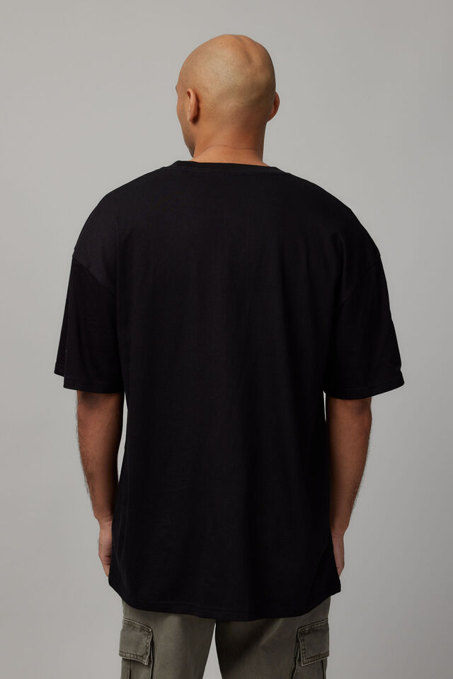 Oversized Open Gallery T Shirt, OG BLACK/TROUBLE IN PARADISE