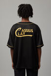 Lcn Muhammad Ali Baseball Shirt, LCN ALI BLACK CASSIUS CLAY - alternate image 3