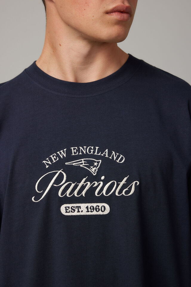 Oversized Nfl T Shirt, LCN NFL NAVY BLAZER/PATRIOTS EMB