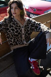 Freya Leopard Knit Cardigan, LEOPARD - alternate image 1