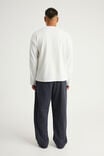 Barrel Leg Track Pant, OG NAVY PINSTRIPE/GALLERY - example image 3