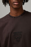 Essential Nba T Shirt, LCN NBA CHOC TORTE/BULLS NECK RIB - alternate image 4