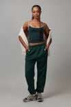 Super Slouchy Trackpant, PINE GREEN - alternate image 1