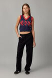 Fila Lcn Argyle Knit Vest, NAVY BLAZER/FILA SPORT - alternate image 2