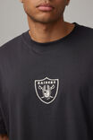 Oversized Nfl T Shirt, LCN NFL SLATE/RAIDERS EMB - alternate image 4