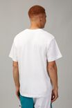 Relaxed Fit Basic T Shirt, WHITE - alternate image 3