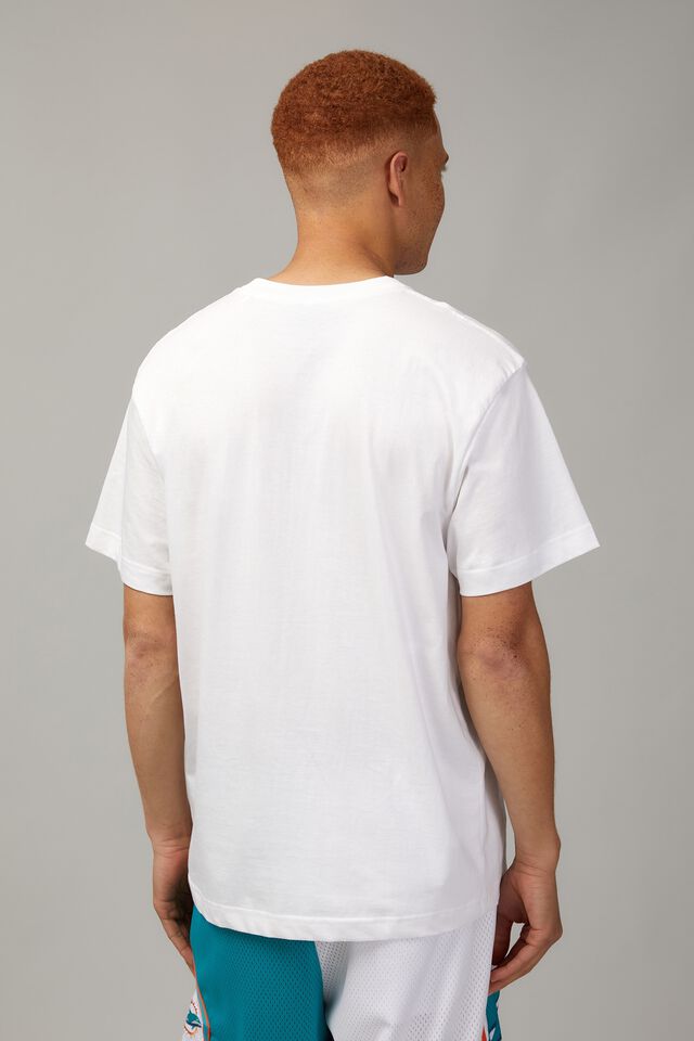 Relaxed Fit Basic T Shirt, WHITE
