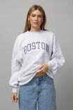 Original Crew Neck Sweater, SILVER MARLE/BOSTON - alternate image 1