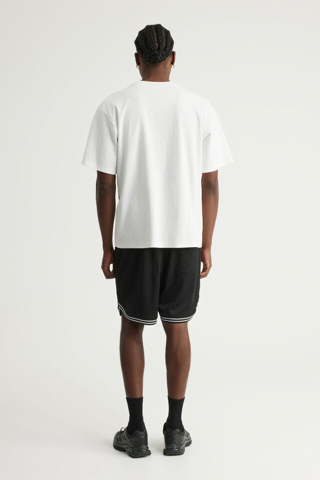 Nfl Basketball Short, LCN NFL BLACK WHITE / COLLEGIATE RAIDERS
