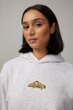 Graphic Hoodie, SILVER MARLE/NY ICONS - alternate image 4