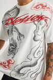 Notion Vintage Graphic Tshirt, NTN WHITE/DRAGON - example image 4