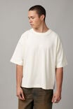 Boxy Cropped Tshirt, EGGSHELL - alternate image 5