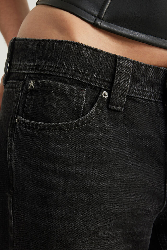 Luca Low Rise Jean, BACKSTAGE BLACK