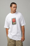 Oversized Pop Culture T Shirt, LCN COK WHITE/COKE ATLANTA - alternate image 1