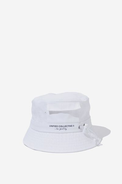 Utility Bucket Hat, WHITE/UNIFIED CO