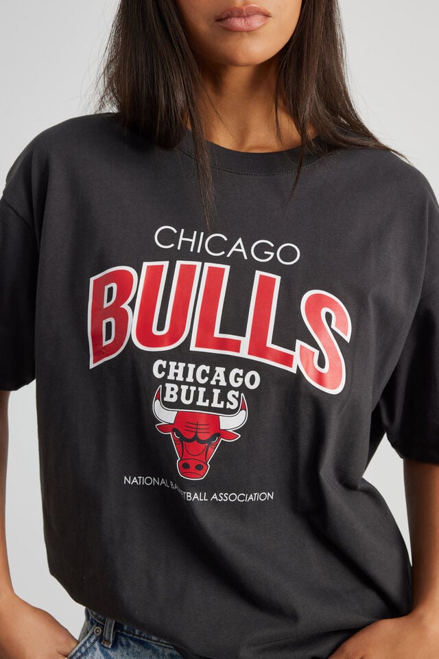 Nba Baggy Graphic Tee, LCN NBA PHANTOM/CHICAGO BULLS