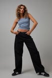 Low Rise Baggy Jean, WASHED BLACK - alternate image 5