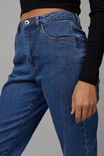 Ash High Waisted Straight Jean, MID BLUE - alternate image 4