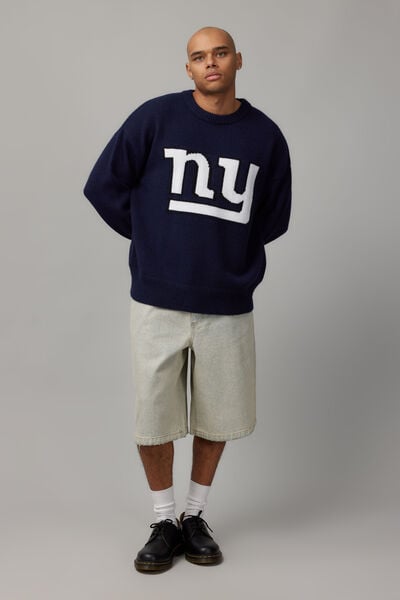 Nfl Crew Knit, LCN NFL NAVY BLAZER/NEW YORK GIANTS