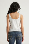 Slouchy Tank Top, CLOUD / TONAL DRAGON - example image 3