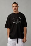 Box Fit Unified Tshirt, BLACK/STREET COURTS - alternate image 1