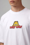 Half Half X Garfield T Shirt, LCN GAR WHITE/GARFIELD - alternate image 4
