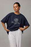 Baggy Graphic Tee, WASHED NAVY/RIVERSIDE PARK - alternate image 1