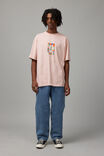 Oversized Open Gallery T Shirt, DUSTY PINK/TEMPORARY - alternate image 2