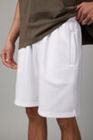 Fleece Track Short, WHITE - alternate image 4