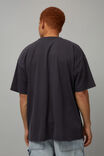 Oversized Music Merch T Shirt, LCN MT WASHED BLACK/BIGGIE SMALLS HYPNOTIZE - alternate image 3