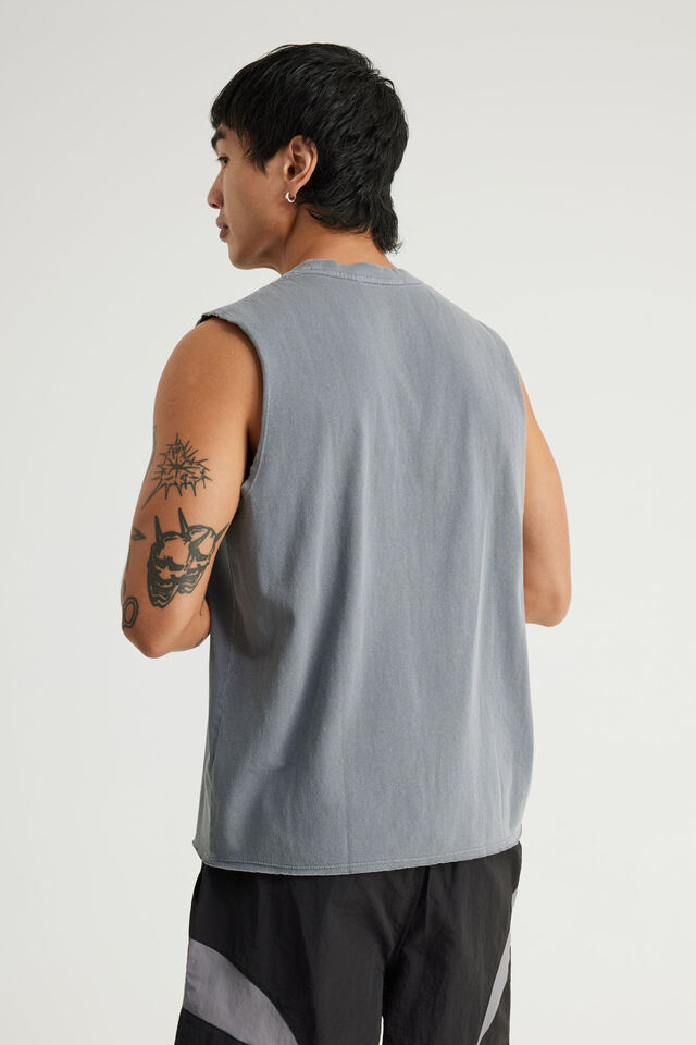 Notion Muscle Tank, NTN WASHED PAVEMENT/SWOOSH LOGO