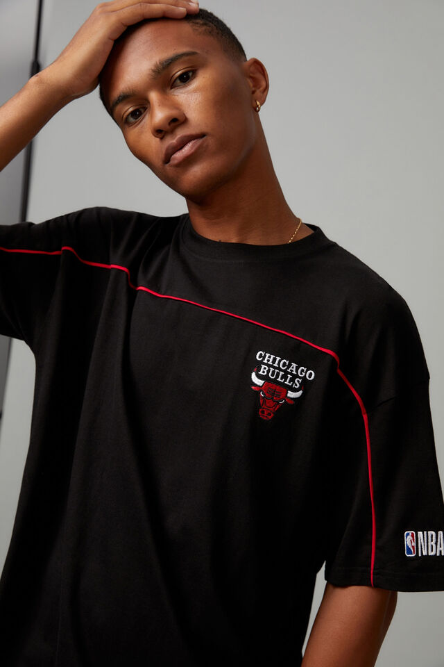 Chicago Bulls NBA Taping Black T-Shirt