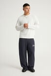 Barrel Leg Track Pant, OG NAVY PINSTRIPE/GALLERY - example image 2
