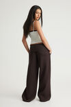 Wide Waistband Trackpant, CHOC NOIR - example image 3