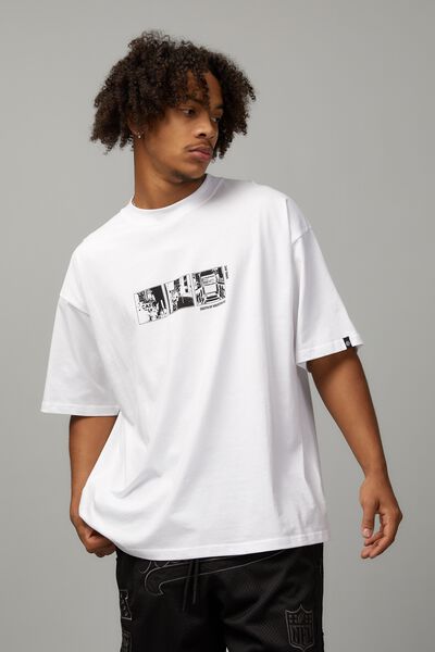 Box Fit Unified Tshirt, WHITE/SOHO REEL