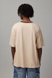 Box Fit Unified Tshirt, BEIGE/BRACKEN CONTRAST - alternate image 3