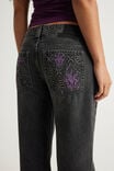 Luca Low Rise Bootleg Jean, STORM BLACK - example image 2