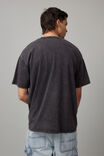 Oversized Music Merch T Shirt, LCN BRA WASHED BLACK/TUPAC SHAKUR PRAY - alternate image 3