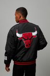 Nba Bomber Jacket, LCN NBA CHICAGO BULLS/BLACK RED - alternate image 3