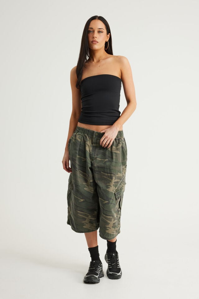 Snatched Bandeau, BLACK