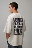 Heavy Weight Box Fit Graphic Tshirt, FOG/JAZZ CLUB - alternate image 1