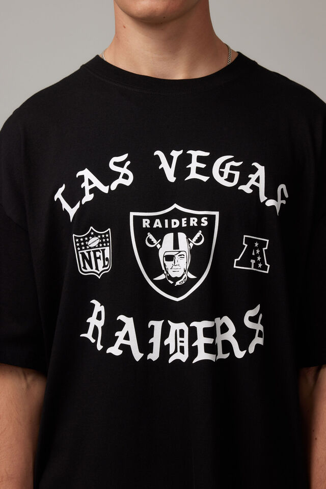 Oversized Nfl T Shirt, LCN NFL BLACK/LAS VEGAS RAIDERS