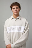 Unified Collared Fleece Crew, FOG WHITE/UNIFIED - alternate image 4