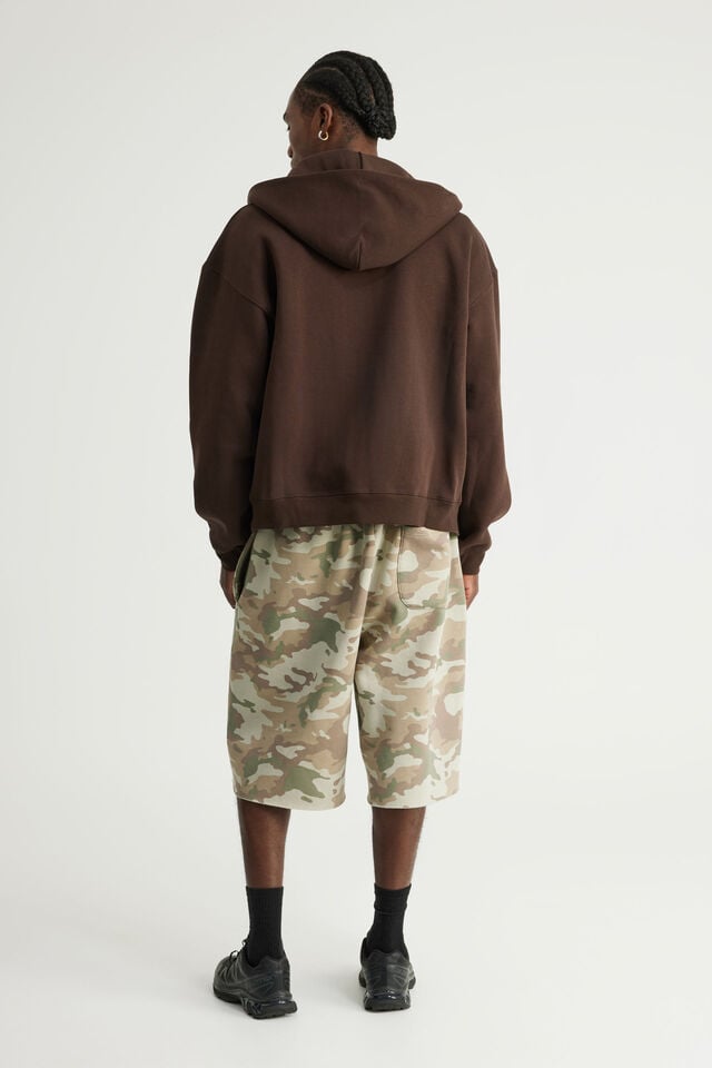Authentics Baggy Track Short, WASHED SUMMER CAMO