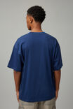 Half Half Box Fit Graphic T Shirt, ACADEMY BLUE/JAZZ CLUB - alternate image 3