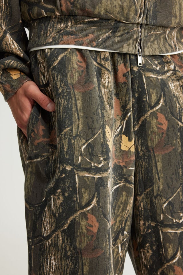 Authentics Baggy Track Short, FORREST CAMO