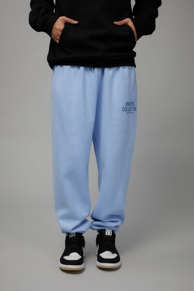Unified Collective Relaxed Track Pant, CAROLINA BLUE/UNIFIED COLLECTIVE